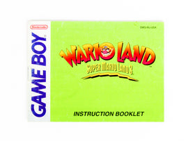 Wario Land Super Mario Land 3 [Manual] (Nintendo Game Boy)