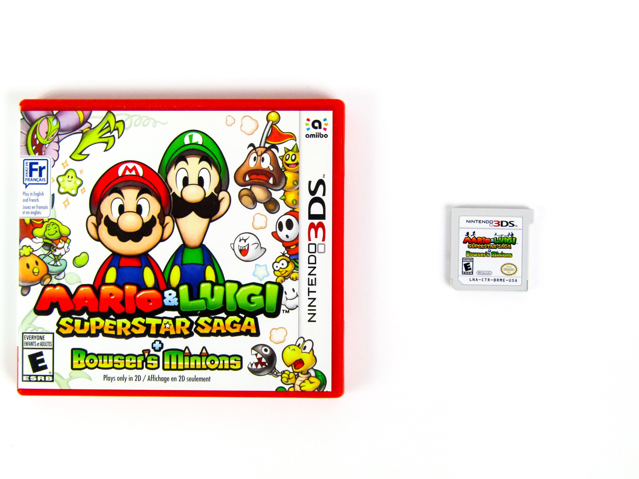 Mario and Luigi Superstar Saga + store Bowser's Minions for Nintendo 3DS Complete