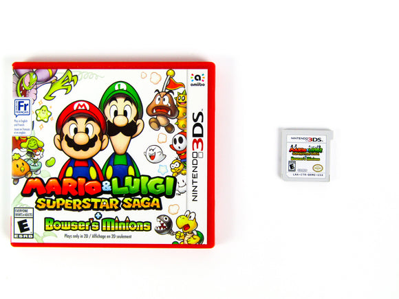 Mario & Luigi: Superstar Saga + Bowser's Minions [Red Box] (Nintendo 3DS)