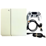 PlayStation 4 System 500 GB Glacier White with Unassorted Controller (PS4)