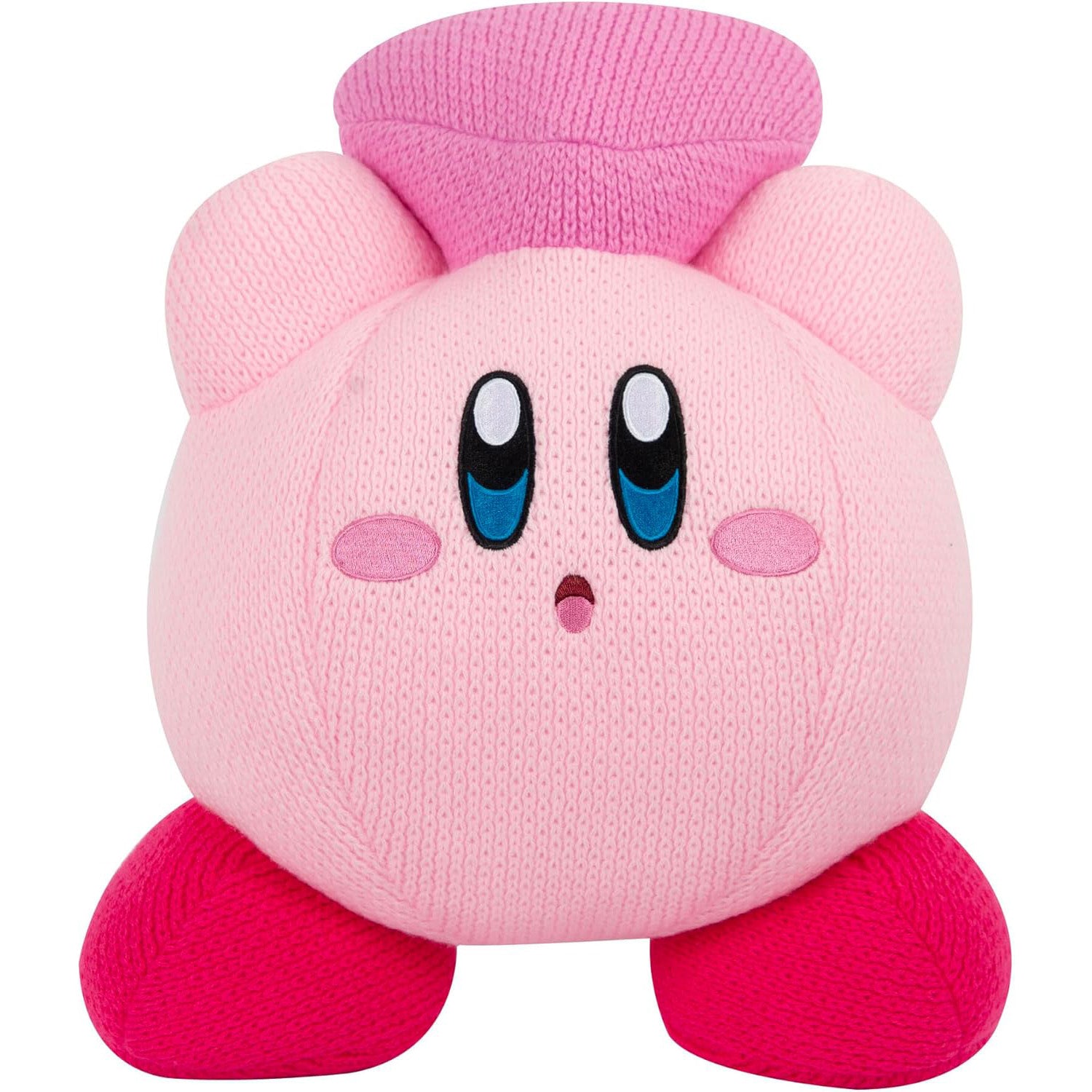 Peluche Kirby coeur en tricot 15''