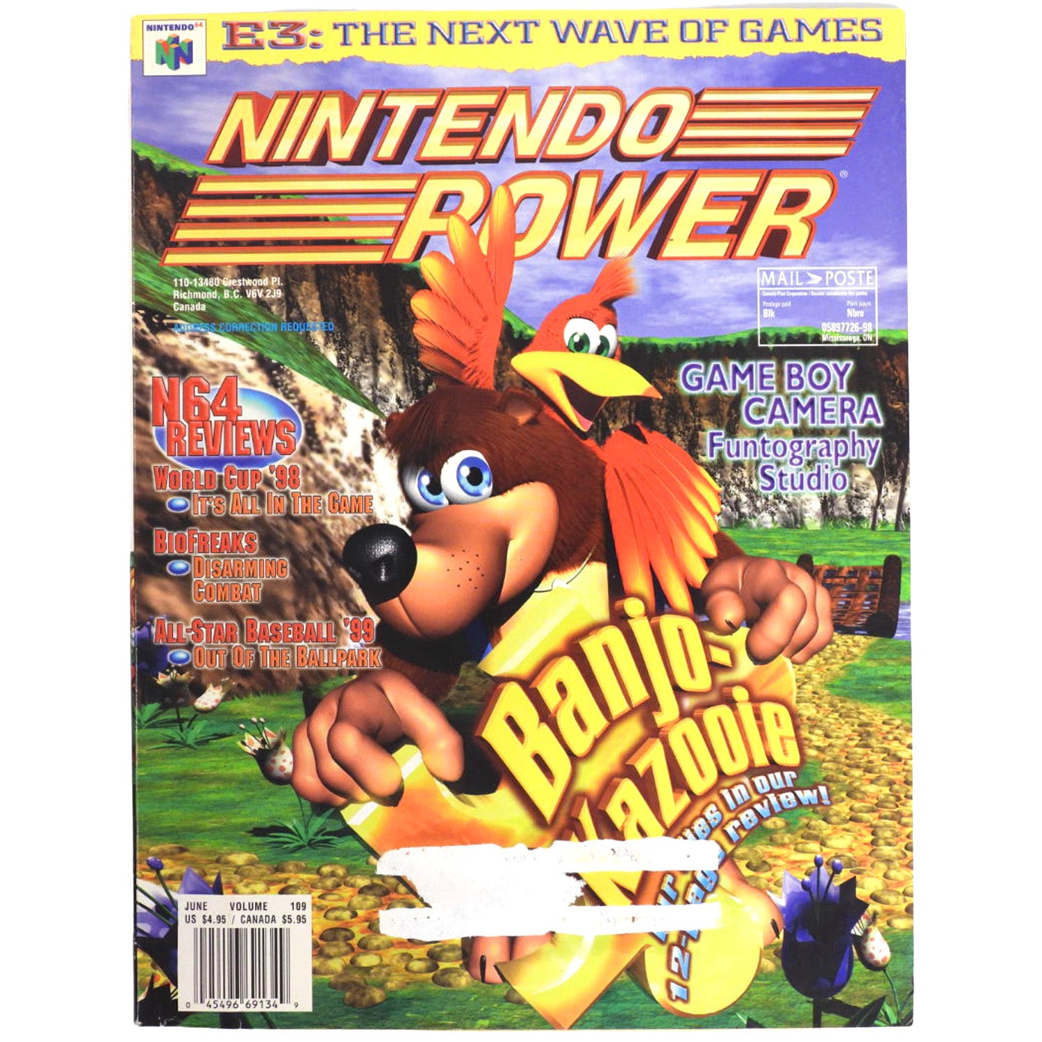 Banjo Kazooie [Volume 109] [Nintendo Power] (Magazines)