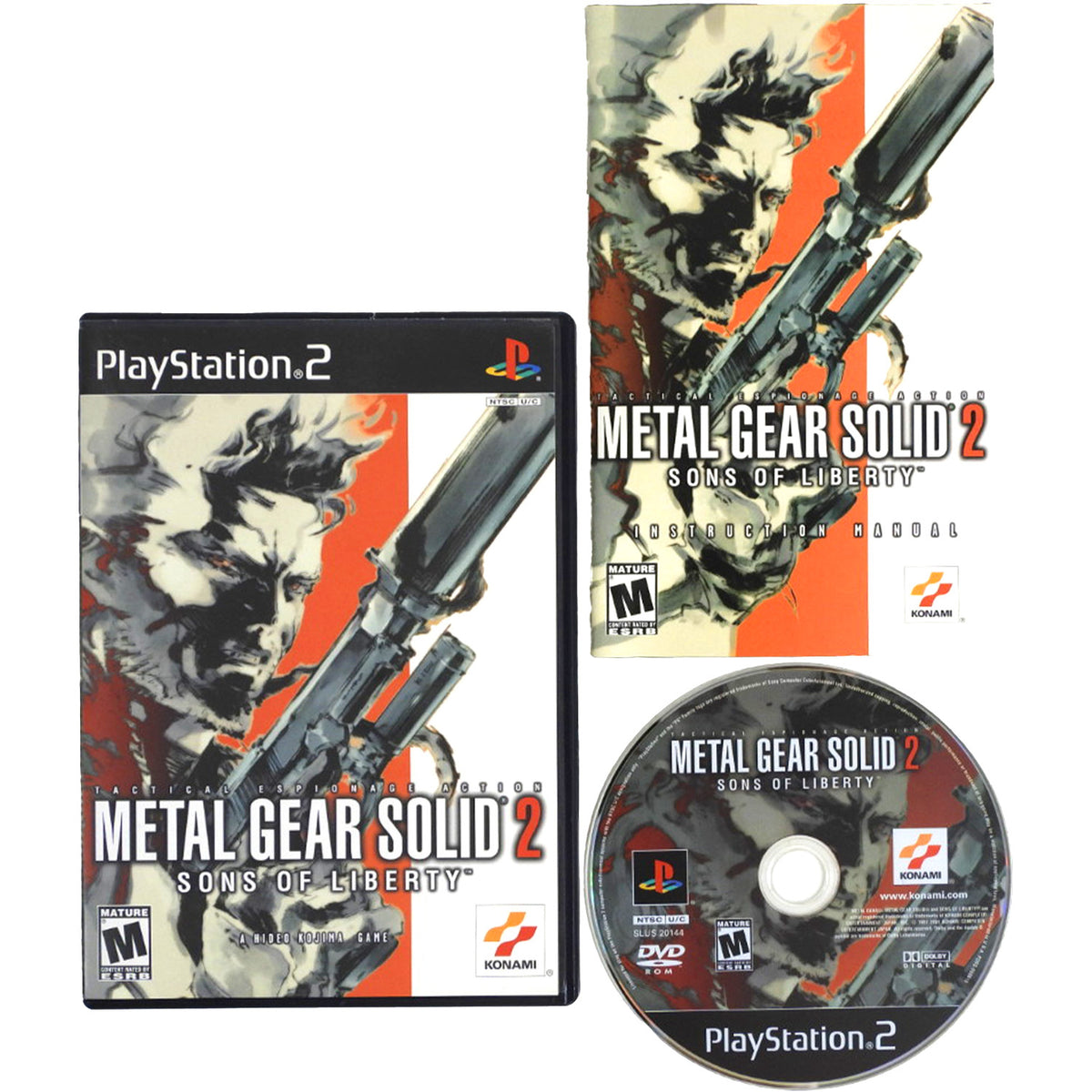 Metal Gear Solid 2 (PlayStation 2 / PS2)