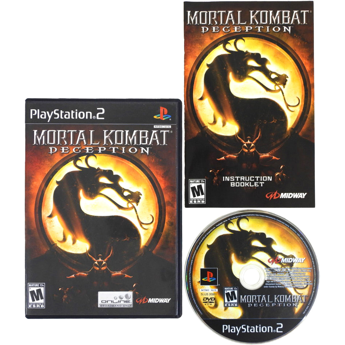 Mortal Kombat Deception (PlayStation 2 / PS2)