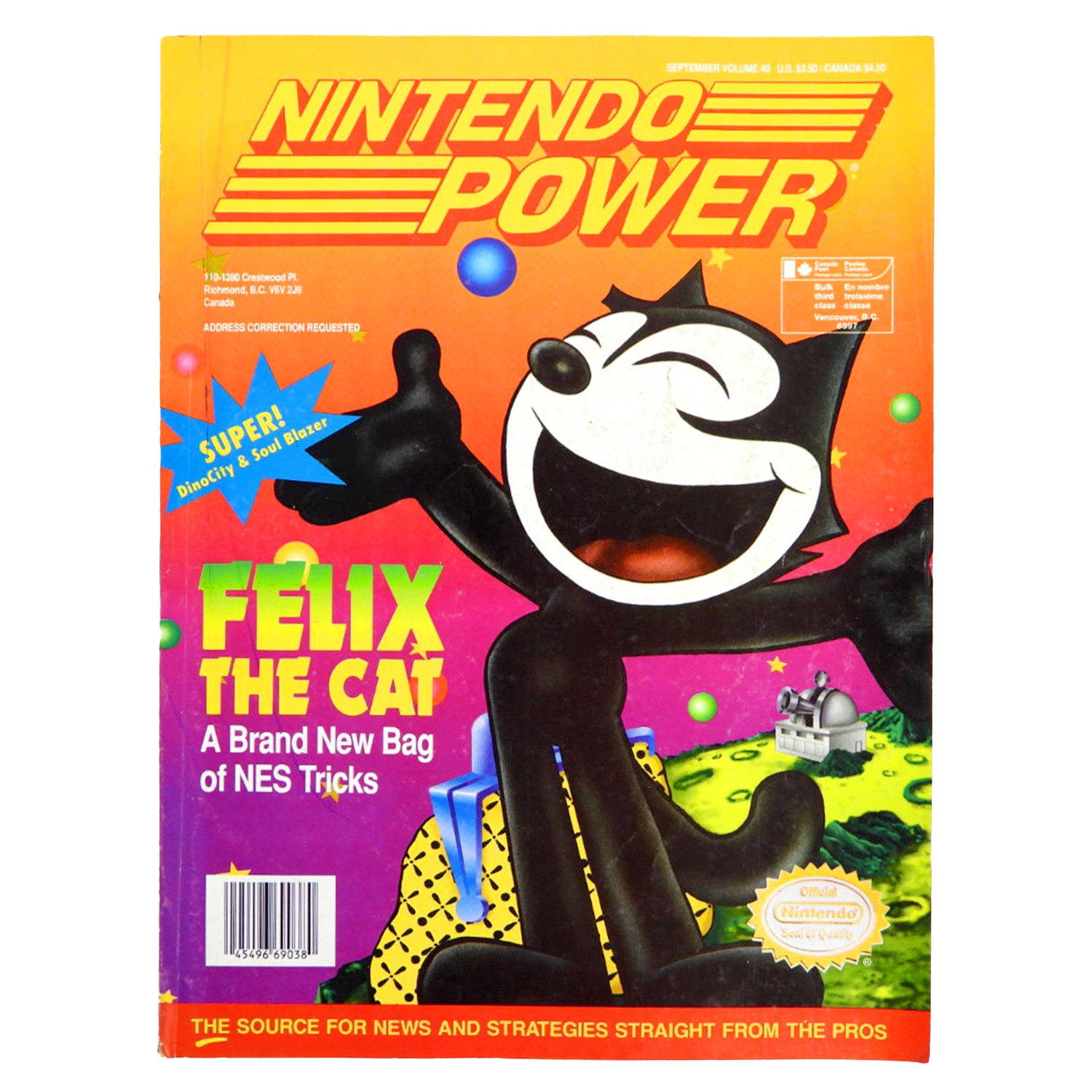 Felix the Cat [Volume 40] [Nintendo Power] (Magazines)