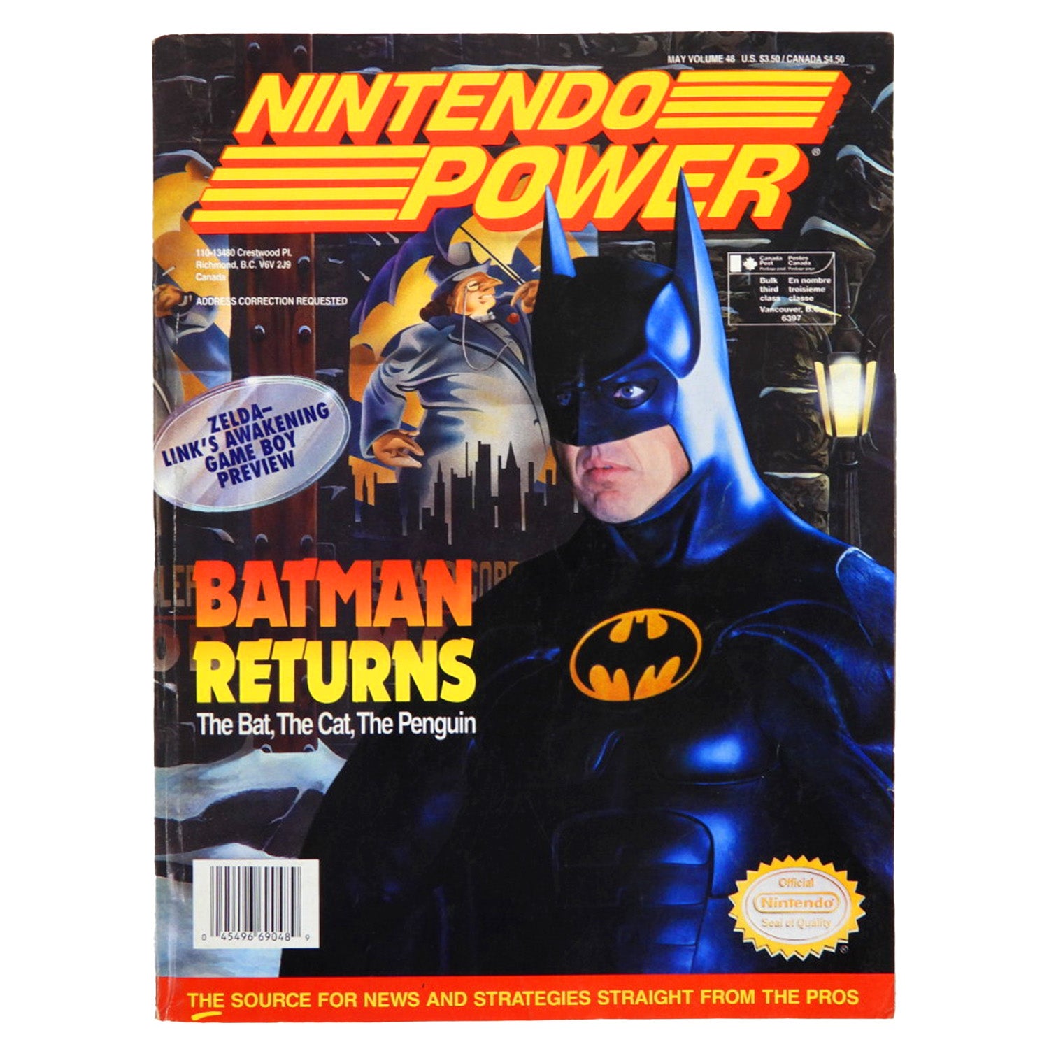 Batman Returns [Volume 48] [Nintendo Power] (Magazines)