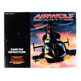 Airwolf [Manual] (Nintendo / NES)