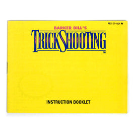 Barker Bill's Trick Shooting [Manual] (Nintendo / NES)