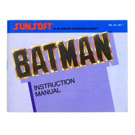 Batman The Video Game [Manual] (Nintendo / NES)