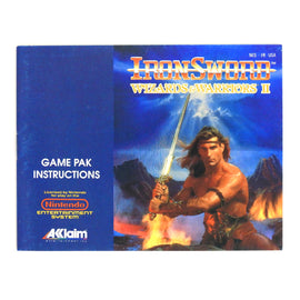 Iron Sword Wizards And Warriors II 2 [Manual] (Nintendo / NES)