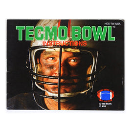 Tecmo Bowl [Manual] (Nintendo / NES)