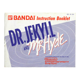 Dr Jekyll and Mr Hyde [Manual] (Nintendo / NES)