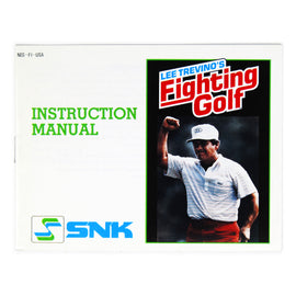 Lee Trevino's Fighting Golf [Manual] (Nintendo / NES)
