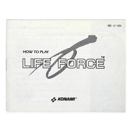Life Force [Manual] (Nintendo / NES)