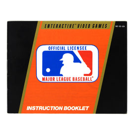 Major League Baseball [Manual] (Nintendo / NES)