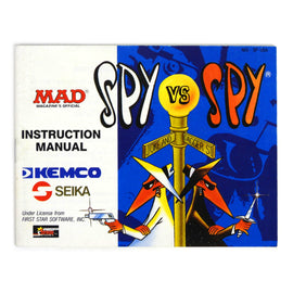 Spy vs Spy [Manual] (Nintendo / NES)