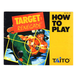 Target Renegade [Manual] (Nintendo / NES)