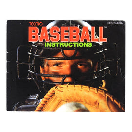 Tecmo Baseball [Manual] (Nintendo / NES)