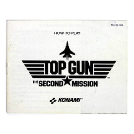 Top Gun The Second Mission [Manual] (Nintendo / NES)