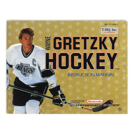 Wayne Gretzky Hockey [White Jersey + Logo] [Manual] (Nintendo / NES)