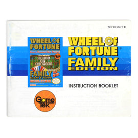 Wheel of Fortune [Family Edition] [Manual] (Nintendo / NES)