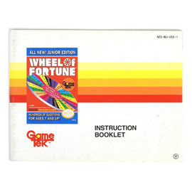 Wheel of Fortune [Junior Edition] [Manual] (Nintendo / NES)