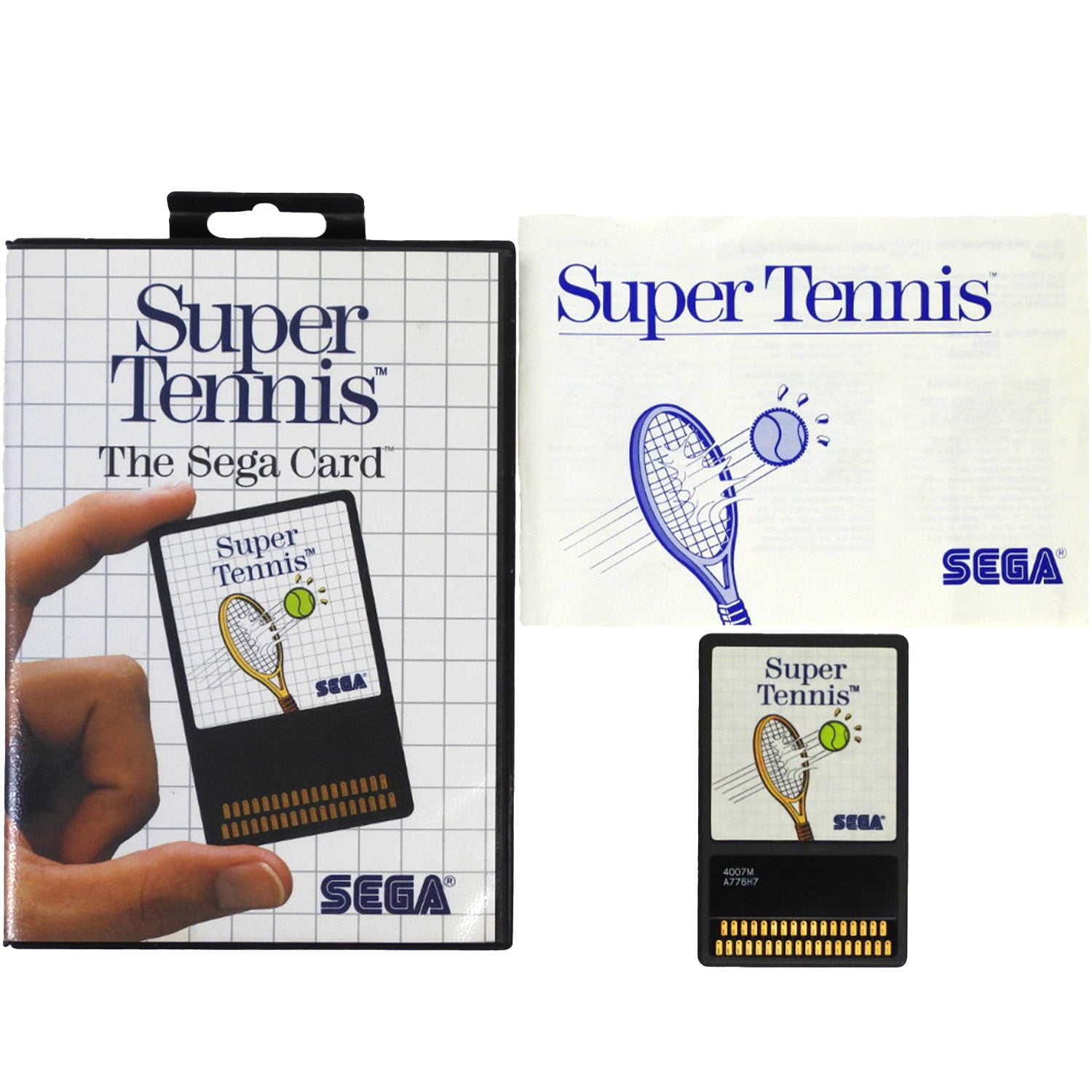 Super Tennis [The Sega Card] [PAL] (Sega Master System)