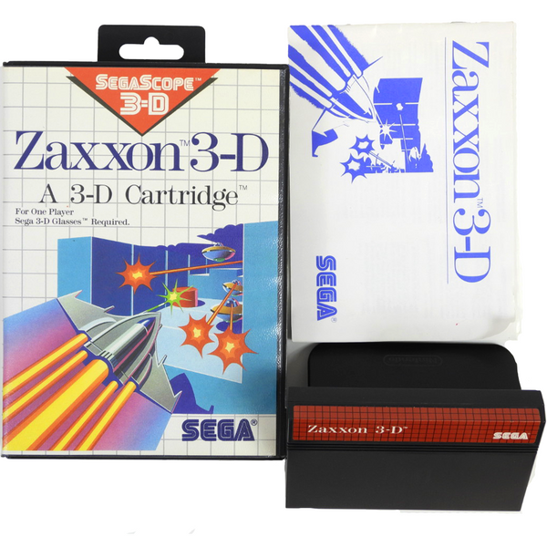 Jeu Vidéo SEGA Master System - Zaxxon 3-D - Version PAL - Cartouche Seule - Bon état Fonctionnel