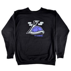 Fleece lounge sweatshirt [Shell Stadium] black