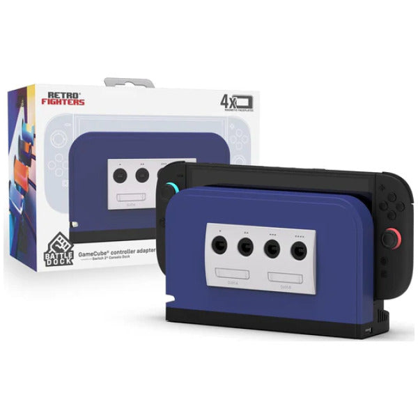 Nintendo Switch 2 Battle Dock GameCube Controller Adapter [Retro Fighters]