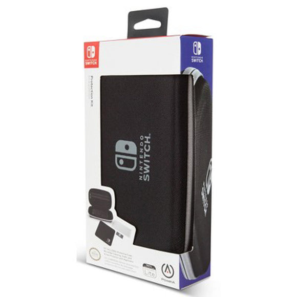 Black Switch Lite Protection Kit Carrying Case [Power A] (Nintendo Switch)