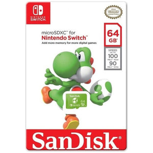 64 GB Micro SD Memory Card Yoshi [SanDisk] (Nintendo Switch)