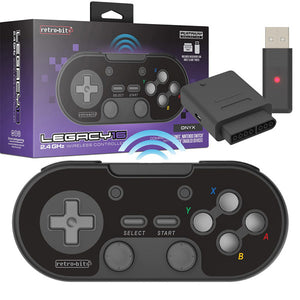 Onyx Black Legacy16 Wireless USB Controller SNES [Retro-Bit] (Super Nintendo / SNES)