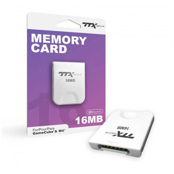 [251 Blocks] 16MB Memory Card  [TTX] (Nintendo Wii / Gamecube)