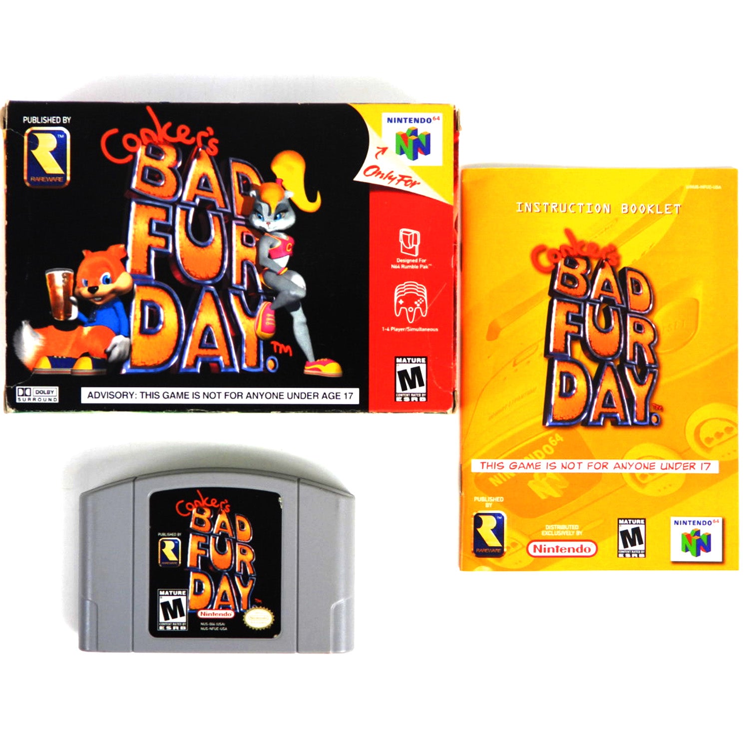 Conker's Bad Fur Day (Nintendo 64 / N64) – Retro MTL