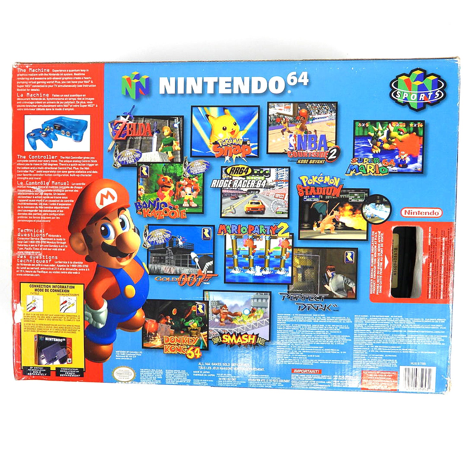 Nintendo 64 System Funtastic Ice Blue (N64) – Retro MTL