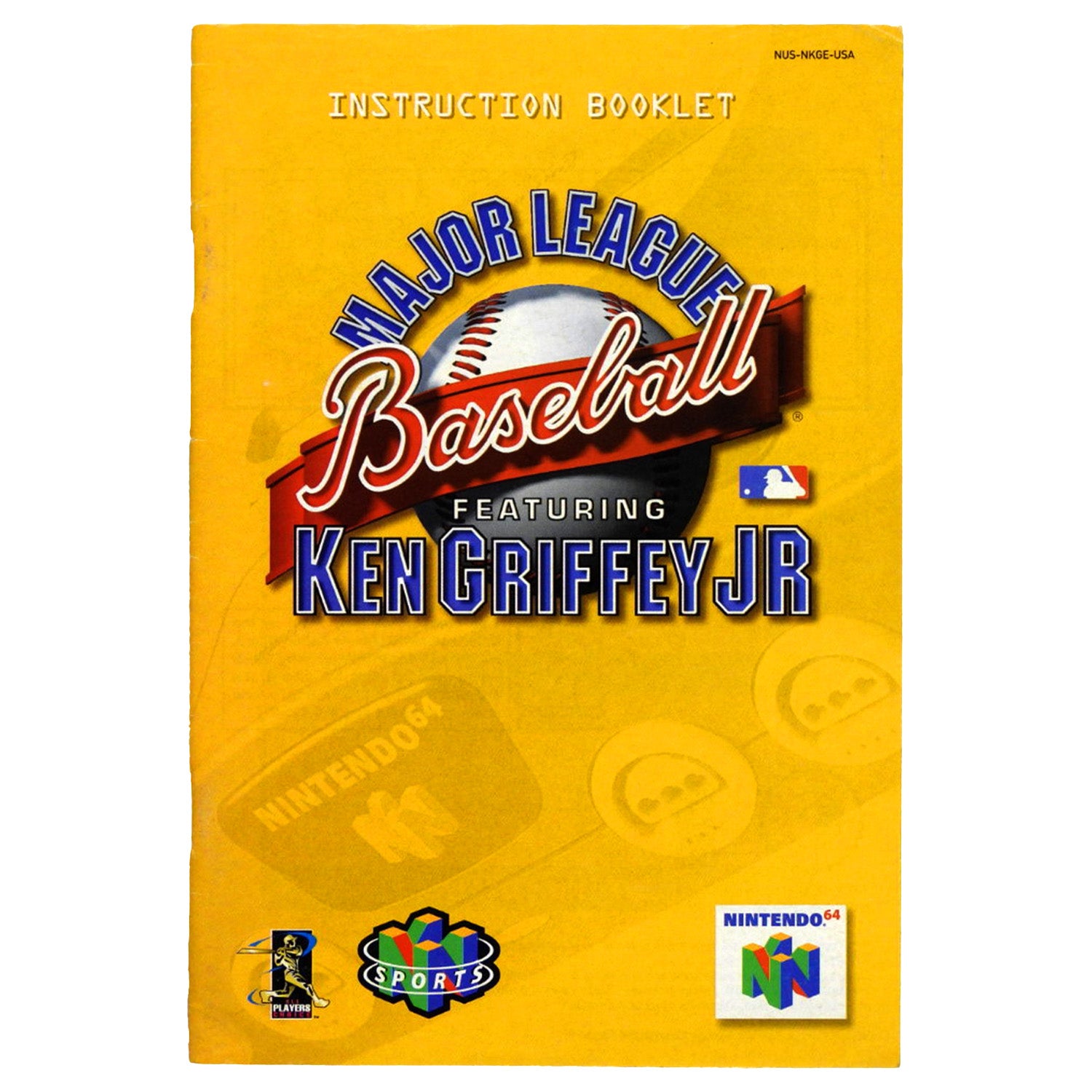 Major League Baseball Featuring Ken Griffey Jr [Manual] (Nintendo 64 / N64)