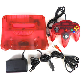 Nintendo 64 System Funtastic Watermelon Red with Unofficial Controller (N64)
