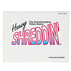 Heavy Shreddin' [Manual] (Nintendo / NES)