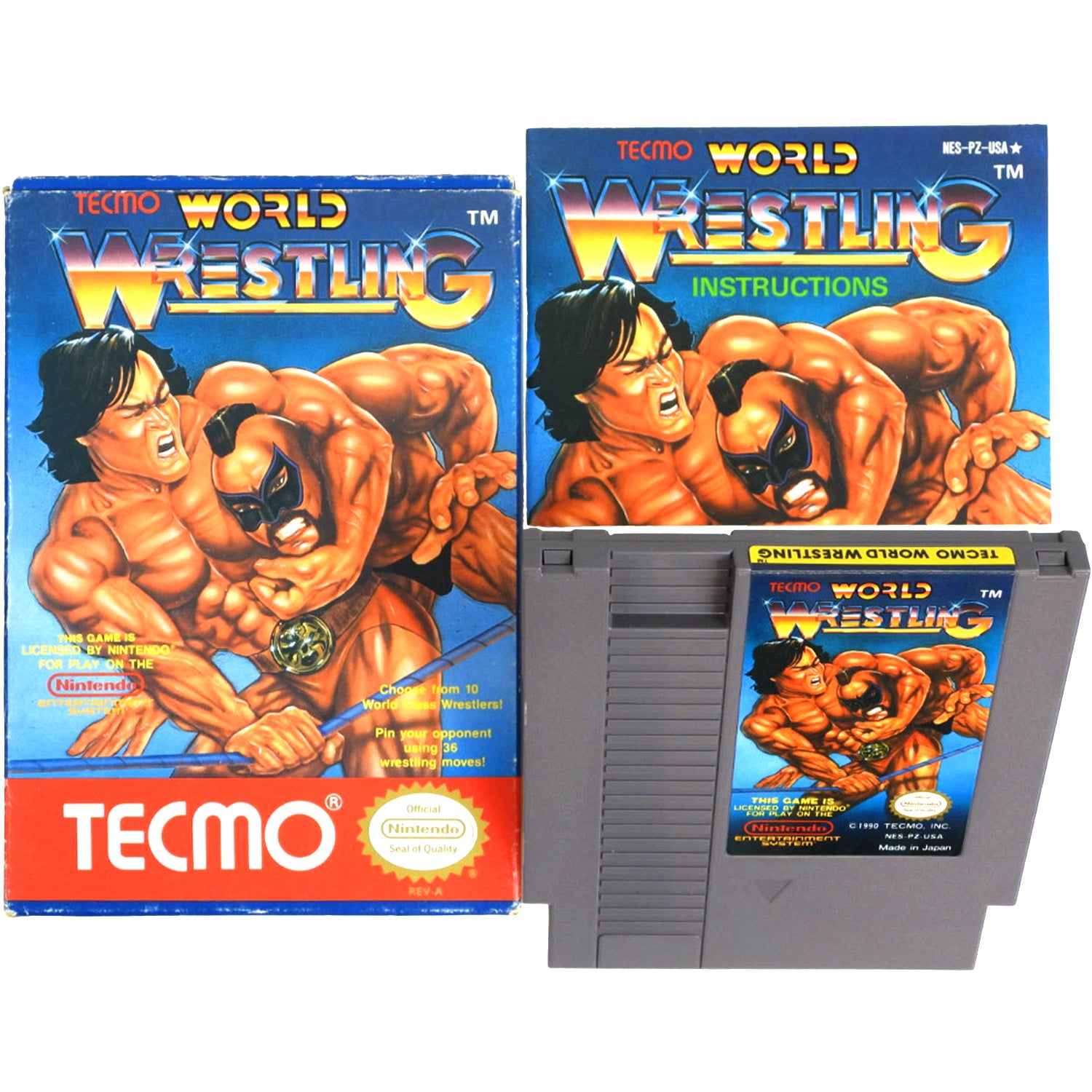 Tecmo World Wrestling (Nintendo / NES)