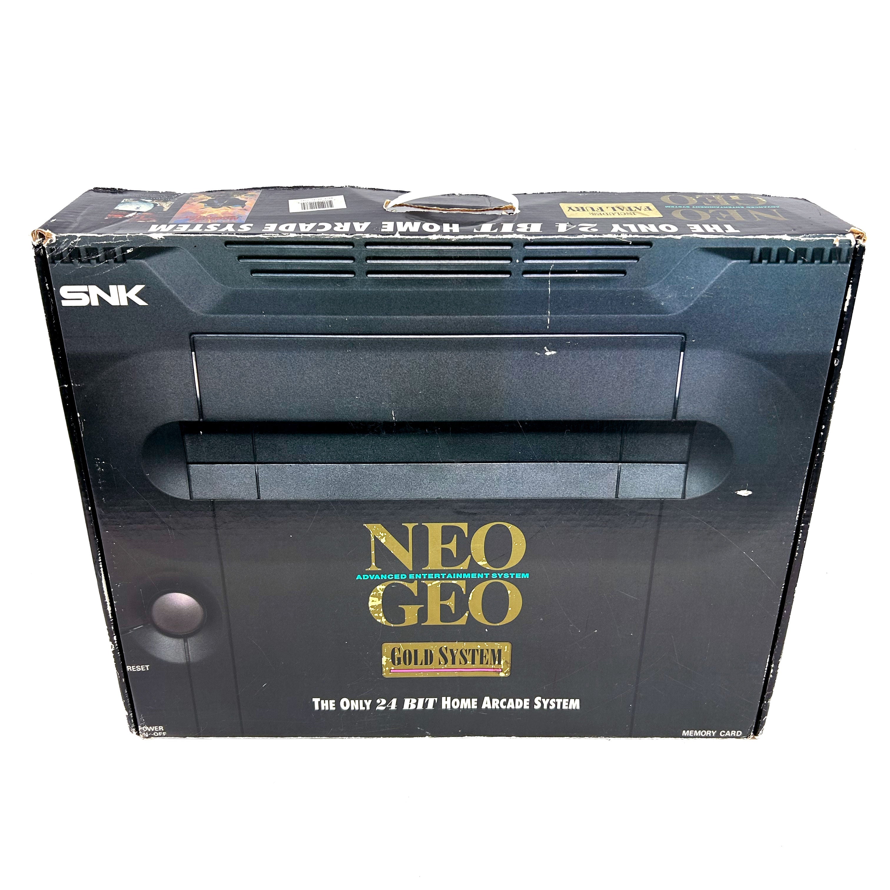 NEO-GEO アドバンスドエンターテインメントシステム Neo Geo AES Gold System – Retro MTL