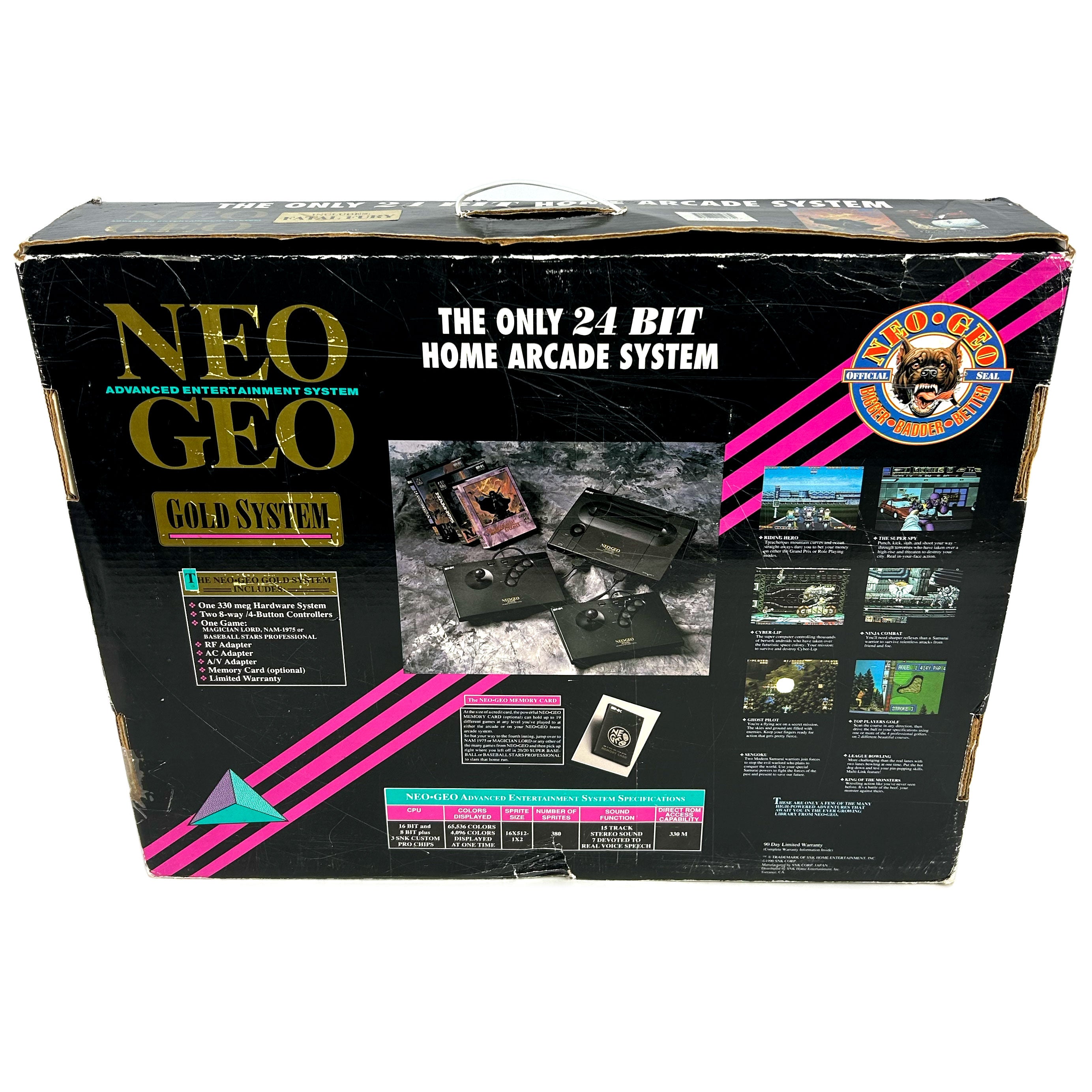 Neo Geo AES Gold System – Retro MTL