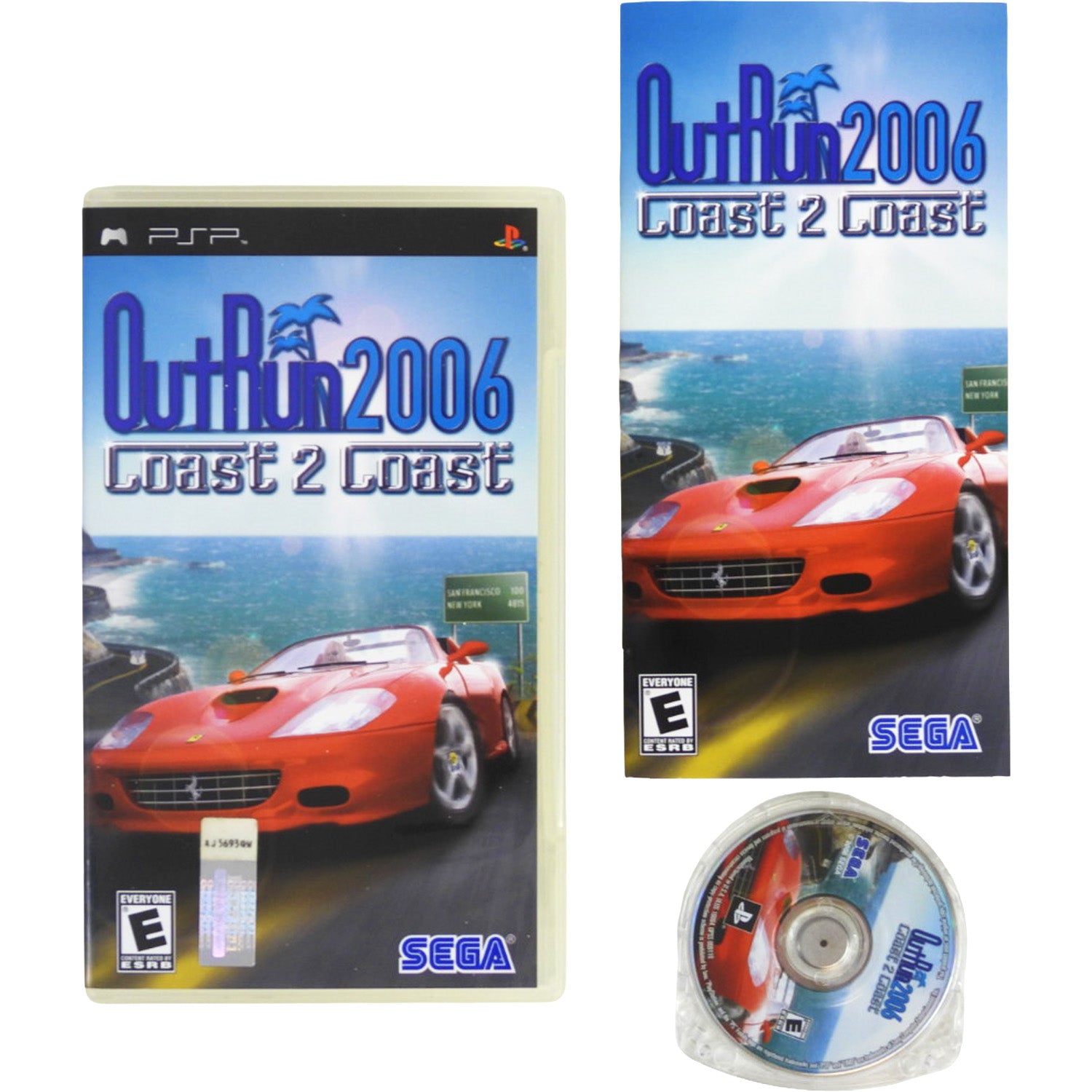 OutRun 2006 Coast 2 Coast (PlayStation Portable / PSP)