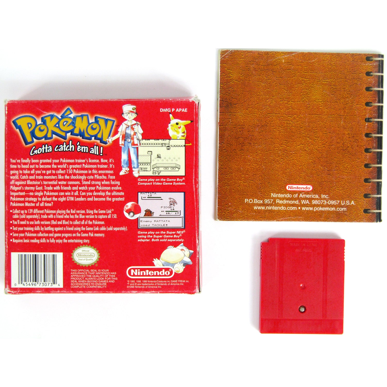 Pokemon Red (Nintendo Game Boy) Retro MTL Pokemon Red (Nintendo Game Boy) Retro MTL