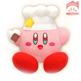 Peluche Kirby cuisinier Obento 14''