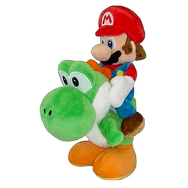 Mario Riding Yoshi Plush 8" [Little Buddy]