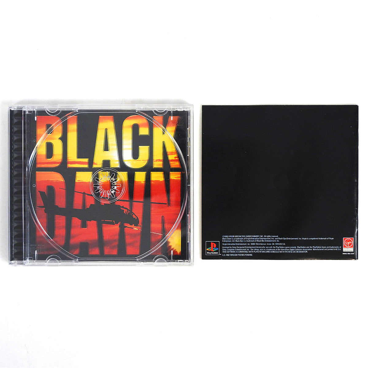 Jeu PS1 Black Dawn en boîte avec notice version PAL (N°815S Jeu PS1 Black Dawn en boîte avec notice version PAL (N°815S