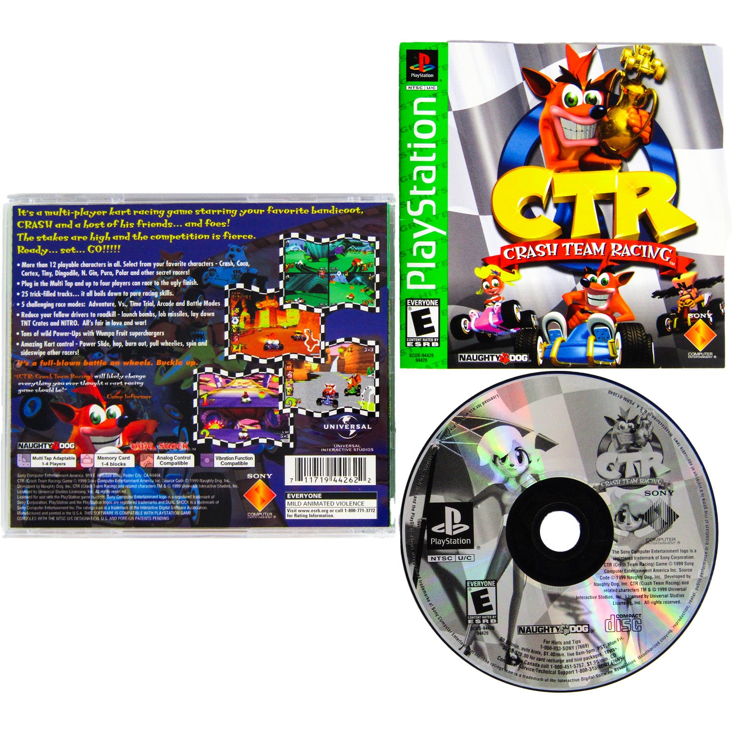 CTR Crash Team Racing [Greatest Hits] (PlayStation / PS1)