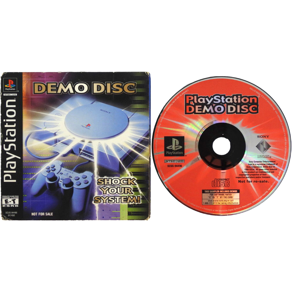 Disc Shell Ps1 Demo Disc: Shock Your System (PlayStation / PS1) – Retro MTL