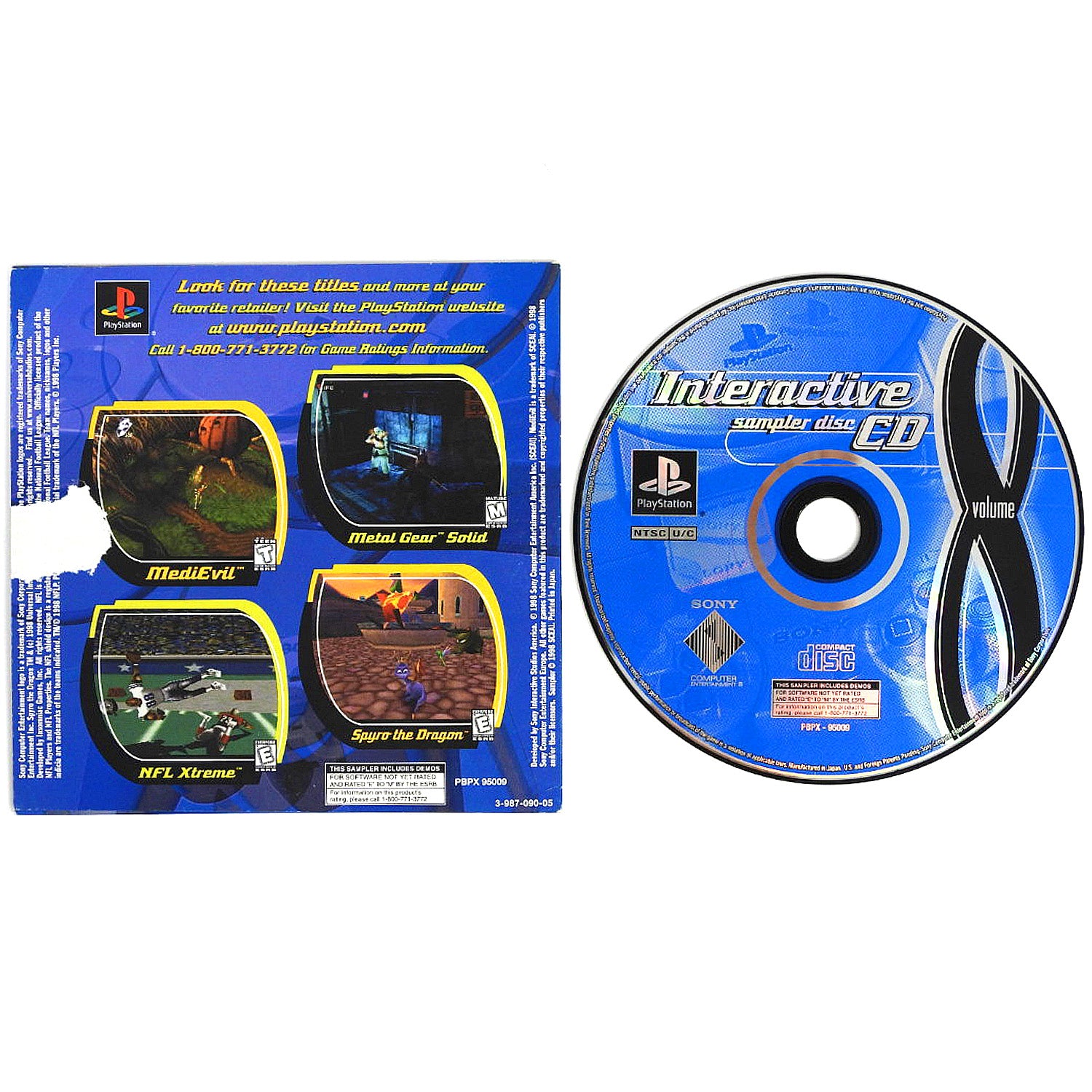 Interactive CD Sampler Disk Volume 8 (PlayStation / PS1) – Retro MTL